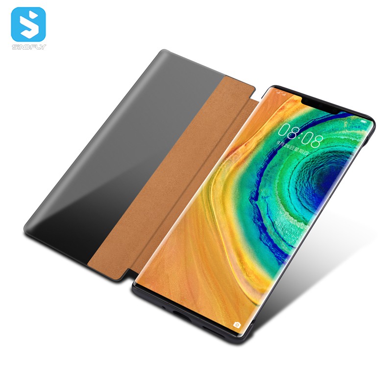 view window leather case for Huawei Mate 30 Pro